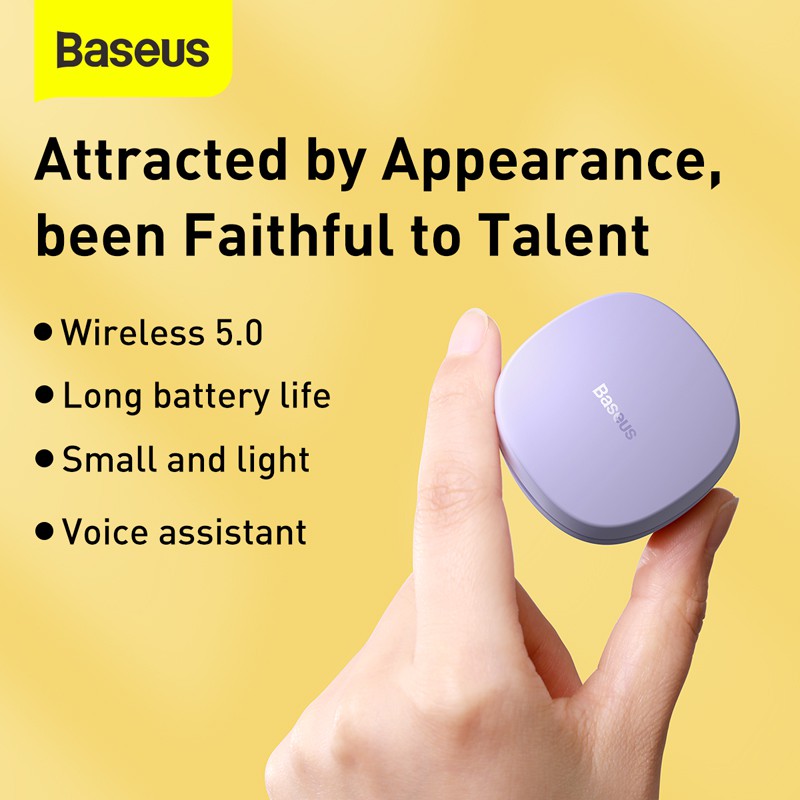 Baseus Encok WM01 true wireless bluetooth headset mini earbud TWS earbud Macaron earbud headset earpiece wm01