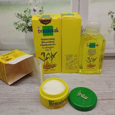 Paket Cream Temulawak Malam(Toner + Cream Malam)