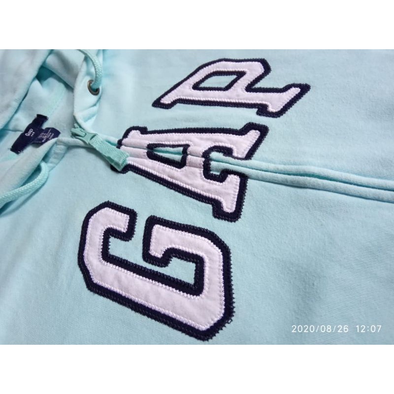 HOODIE GAP BABY BLUE  || ZIPHOODIE SECOND BRAND ORIGINAL