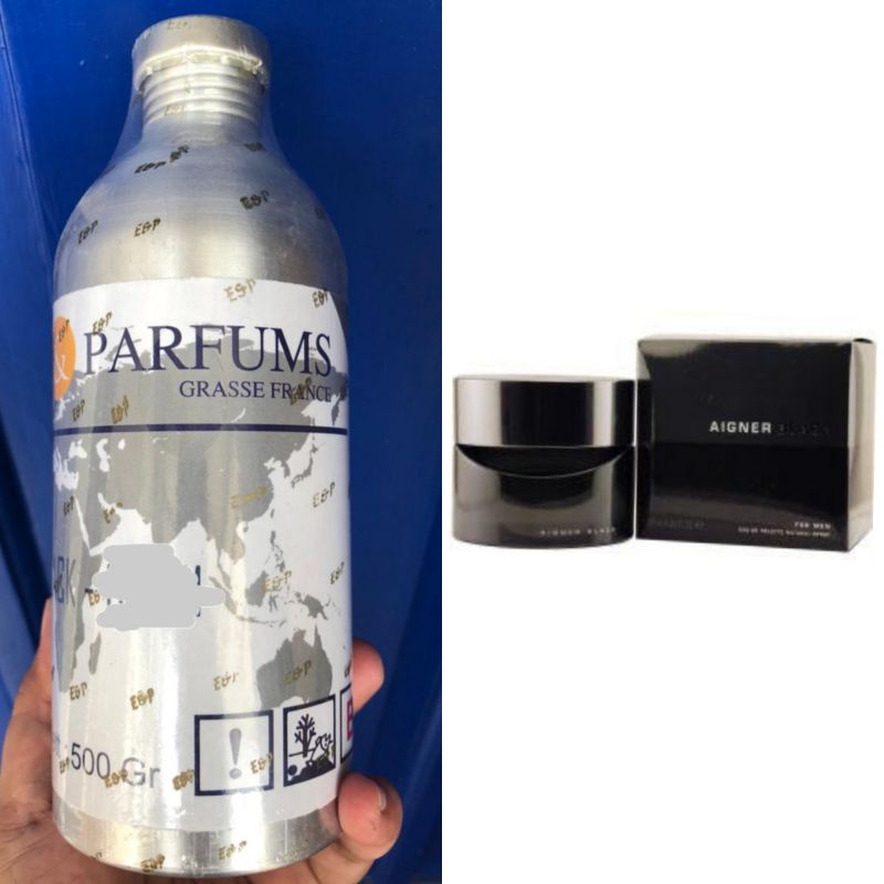 bibit parfum Aigner black original 100mg murni asli