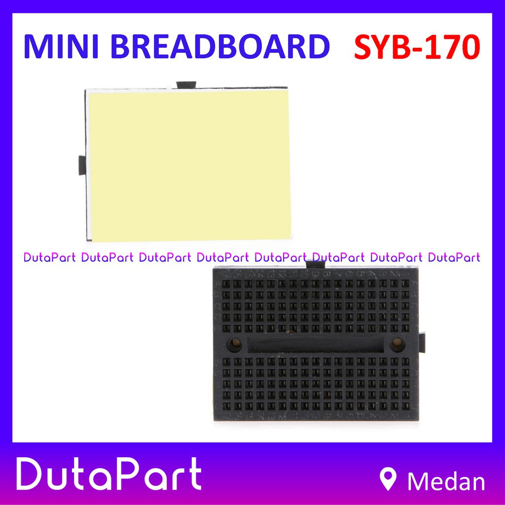 Breadboard SYB-170 Solderless Mini PCB Bread Board 170 Lubang SYB 170