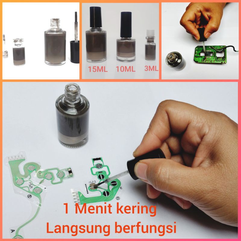 Copper Conductive Paint cat tembaga penghantar arus listrik