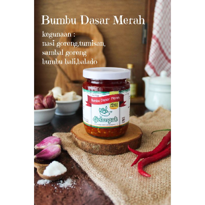 

djolangak bumbu masak instant bumbu dasar merah halal tanpa msg