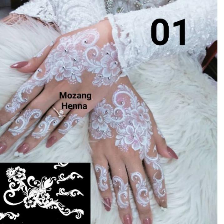 Buruan Serbu... HENNA PUTIH PENGANTIN / HENNA PUTIH / TATO HENNA PUTIH PENGANTIN