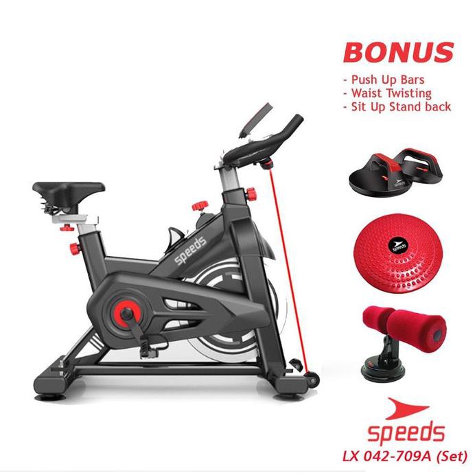 Jual Sepeda Statis Spinning Bike Alat Gym Indoor Speeds Lx A New Satu Set Shopee Indonesia