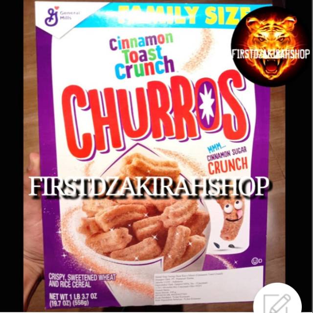 

Churros cinnamon toast crunch 558gr