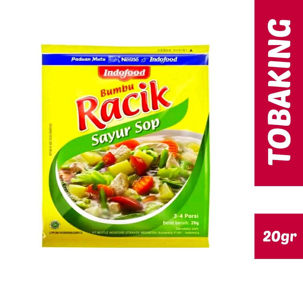 

Bumbu racik Indofood Sop 20gr