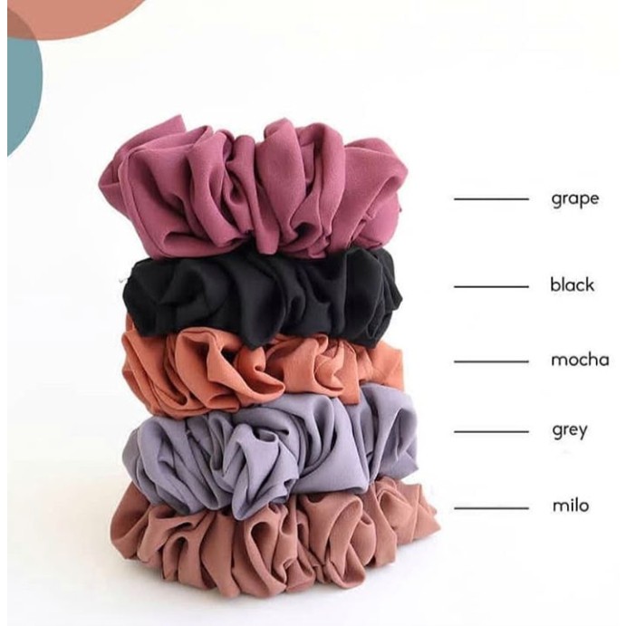 Ikat Rambut Cepol / Kuncir Rambut kain-3