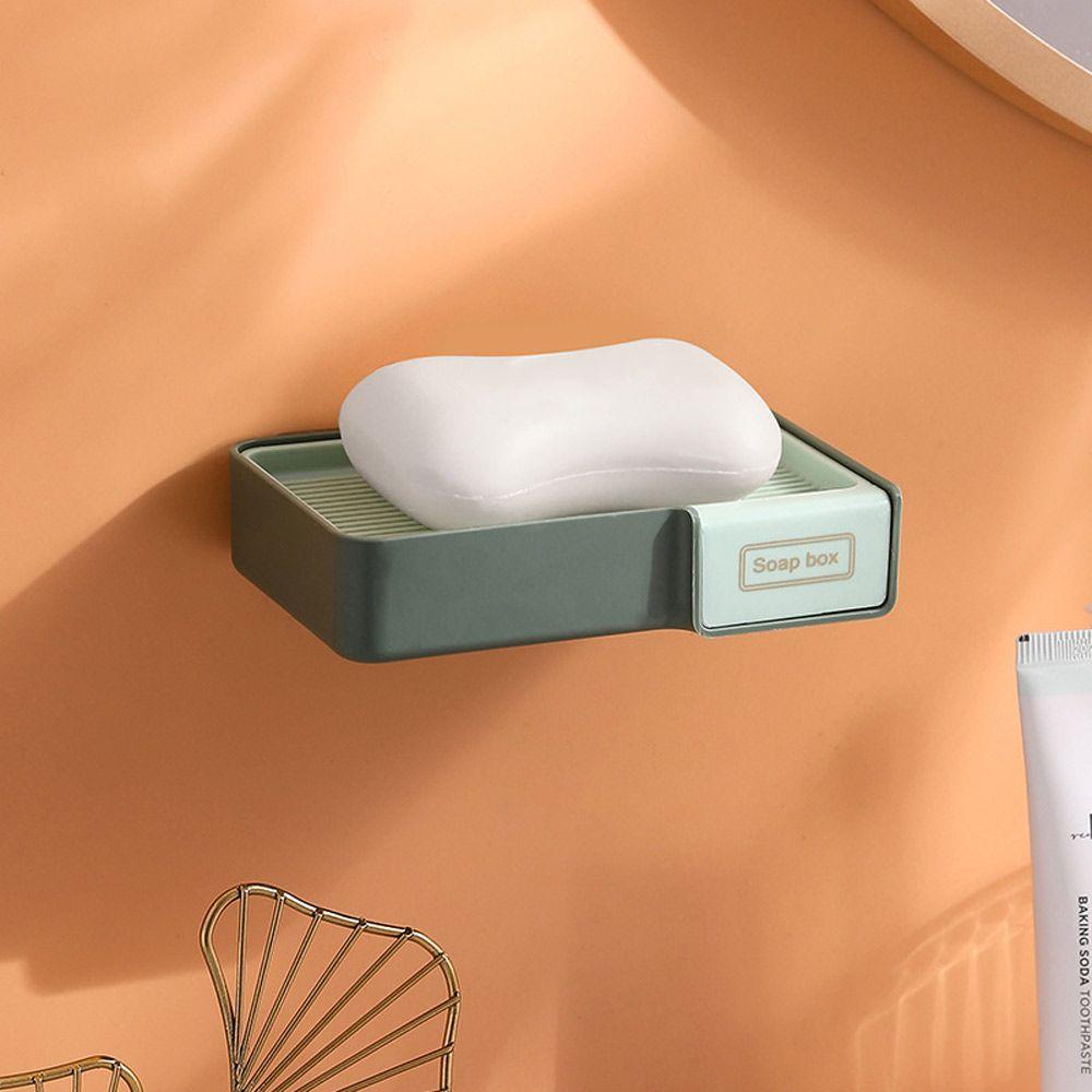 POPULAR Populer Tempat Sabun Perekat Plastik Kamar Mandi Dapur Organizer Drain Soaps Shelf