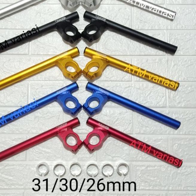 ✼ STANG JEPIT DRAG 15 DERAJAT MODEL QTT SATRIA FU 150/SONIC/VIXION/RXKING/NINJA ✧