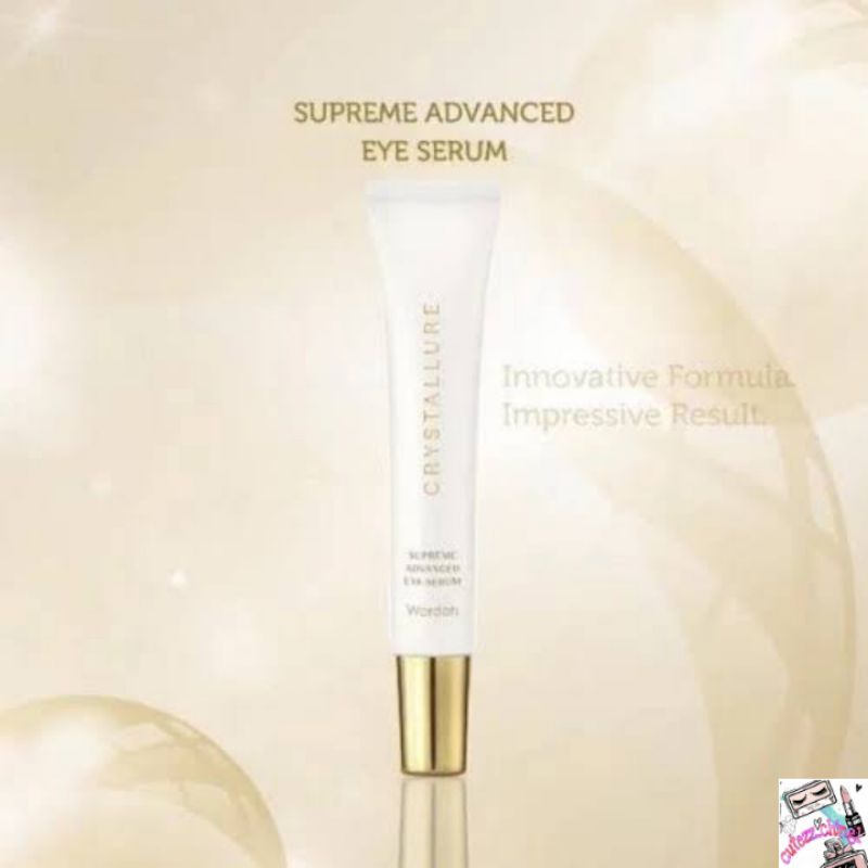 ☃Cutezz_Ching1☃Wardah Crystallure Supreme Advanced Eye Serum 15ml