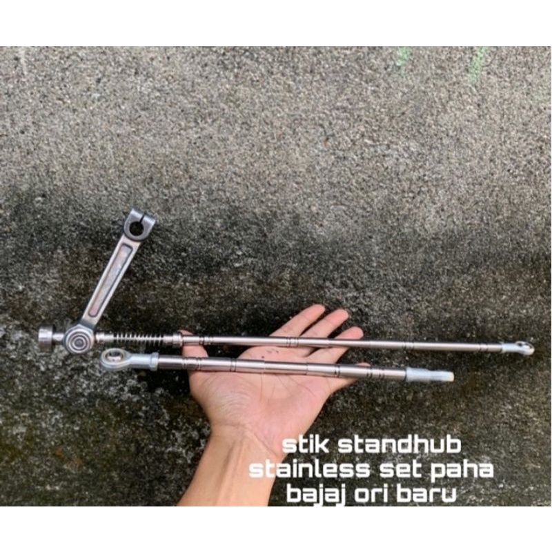 PAHA REM BAJAJ ORIGINAL SET STIK REM DAN STAINHUB STAINLESS