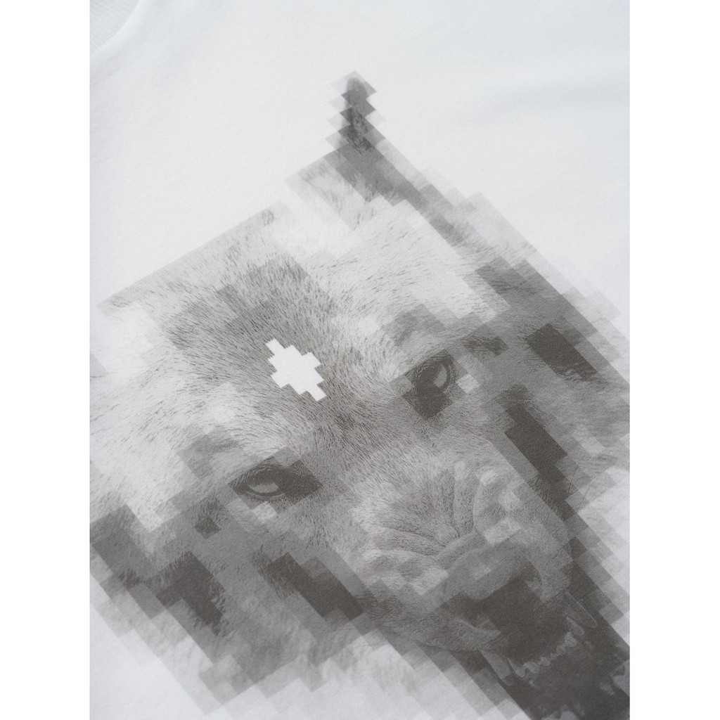 Mrcelo Burlon FW21 Cross Wolf Tee White/Grey 100% Authentic