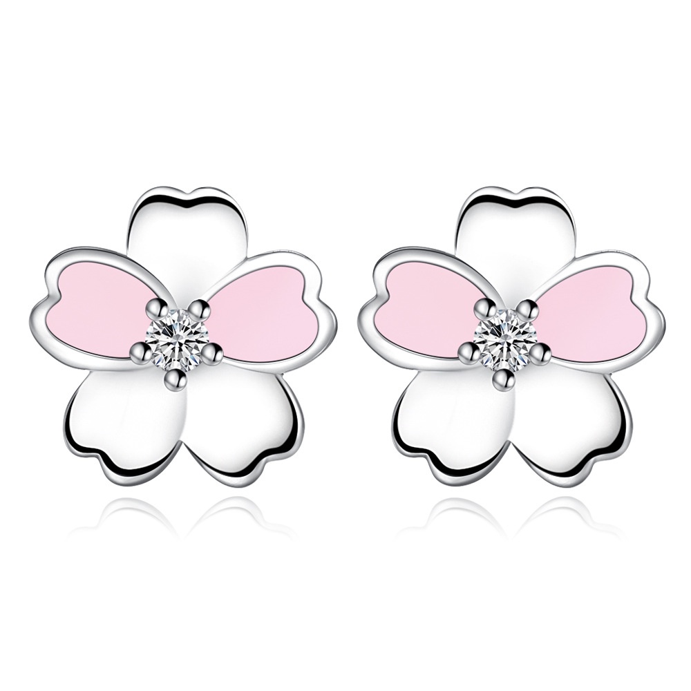 Anting Perak 925 Wanita Romantis Idyllic Fashion Jewellery/Subang Telinga anting perempuan