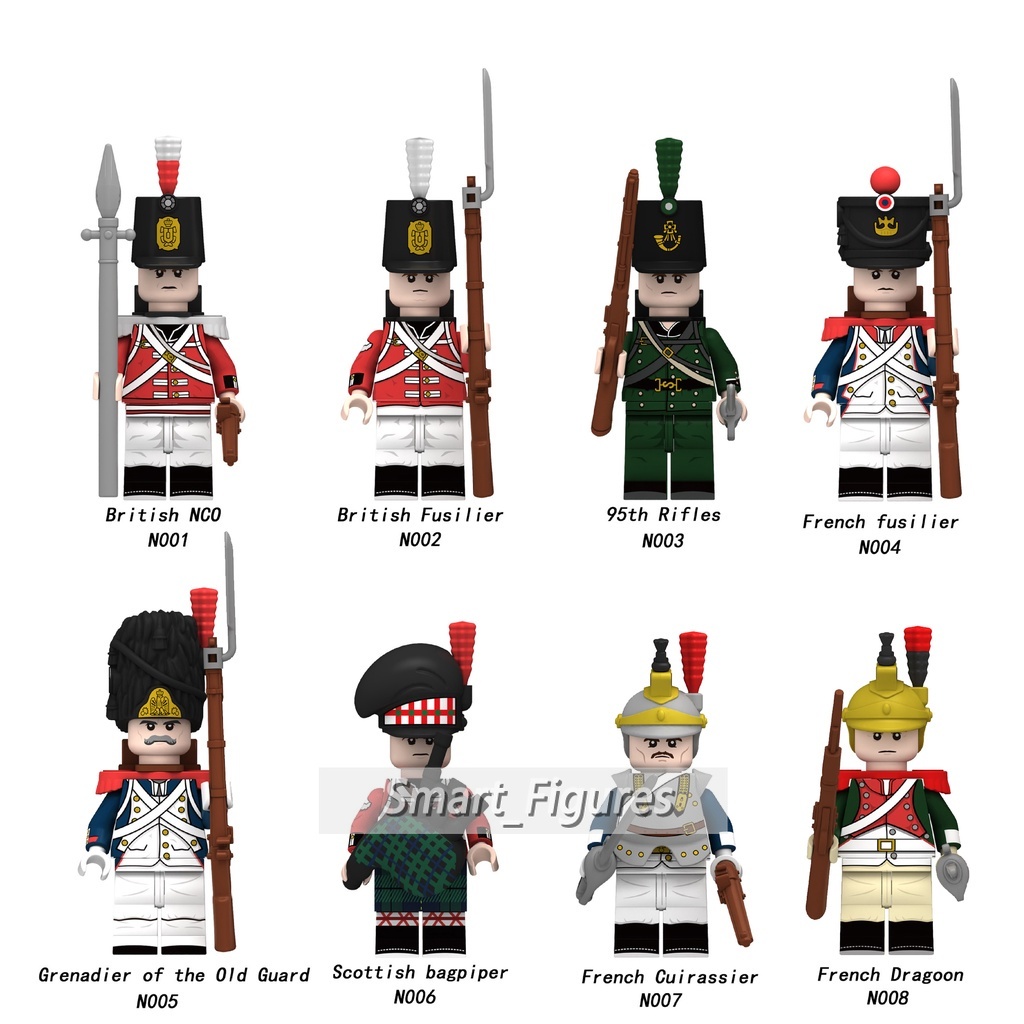 Napoleonic Wars Action Figure Minifigures Gaya Prancis