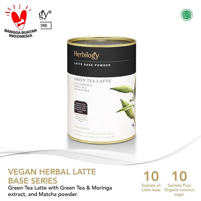 Herbilogy Green Tea Latte -Herbs (non coffee) latte base 10 sachet