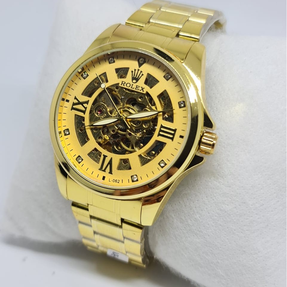 Jam Tangan Pria | Jam Rolex AUTOMATIC / OTOMATIS / TRANSPARAN | STAINLESS