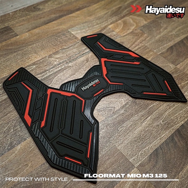 Karpet Motor Mio M3 Hayaidesu Floor Mat Body Protector Aksesoris Yamaha