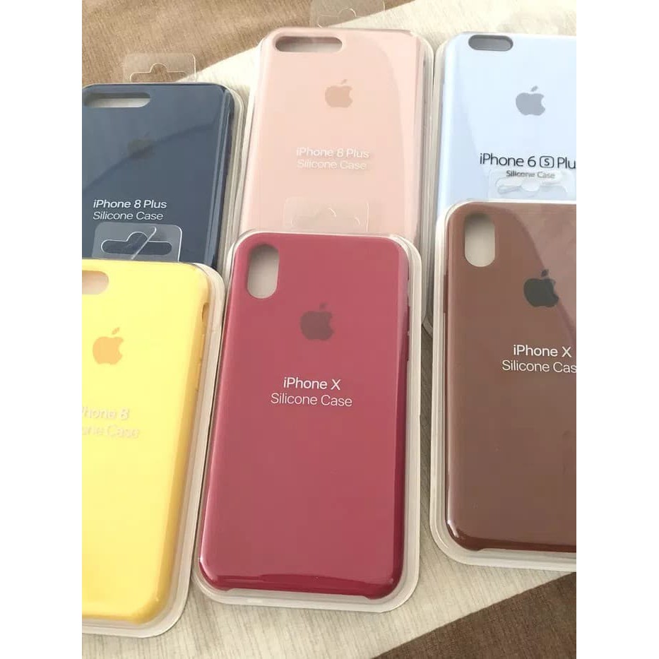 Iphone 7 8 X XS XS Max XR Silicone Cover Original