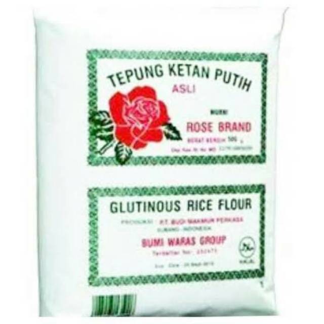 

Tepung Ketan Putih Rose Brand