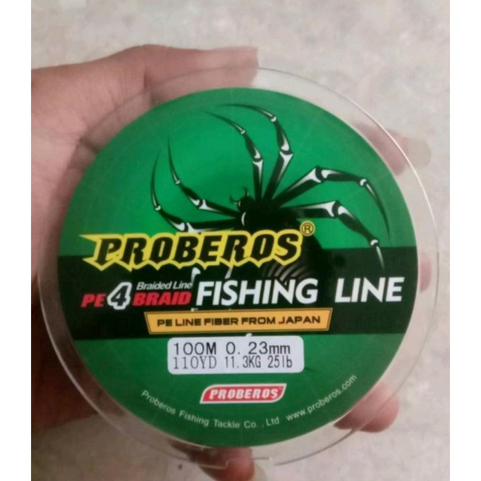 Senar Pancing PE Proberos Original X4 100M Multi Colour Pe 0.4/0.6/0.8/1.0/2.0 FEFARM