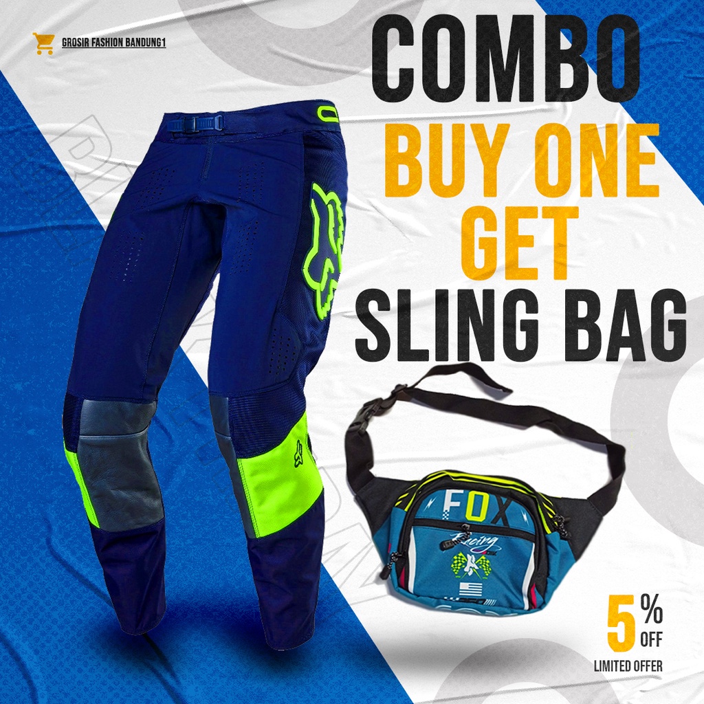 motocross motorcycle pants and motocross sling bag | Celana cross | celana trail | sling bag cross