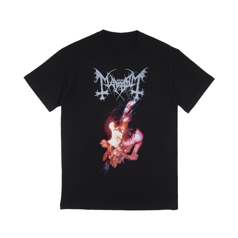 MAYHEM - MANIAC T SHIRT / OFFICIAL MUSIC MERCHANDISE / ORIGINAL MERCH / KAOS BAND BLACK METAL IMPOR