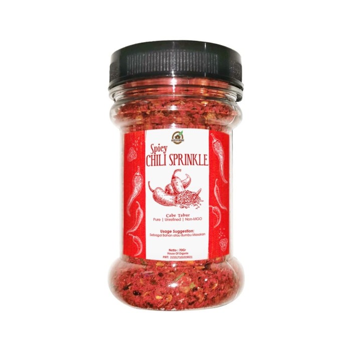 

v01vss House Of Organix Spicy Chili Sprinkle ( Cabe Tabur Bawang ) 70 Gr Fsfs201