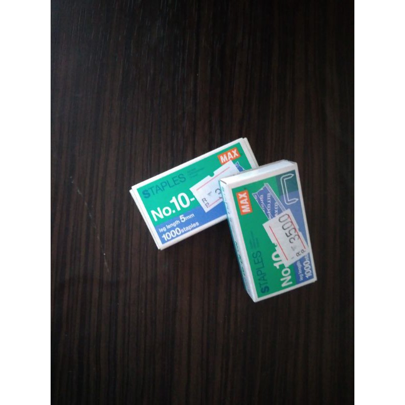

isi Staples max kecil no 10