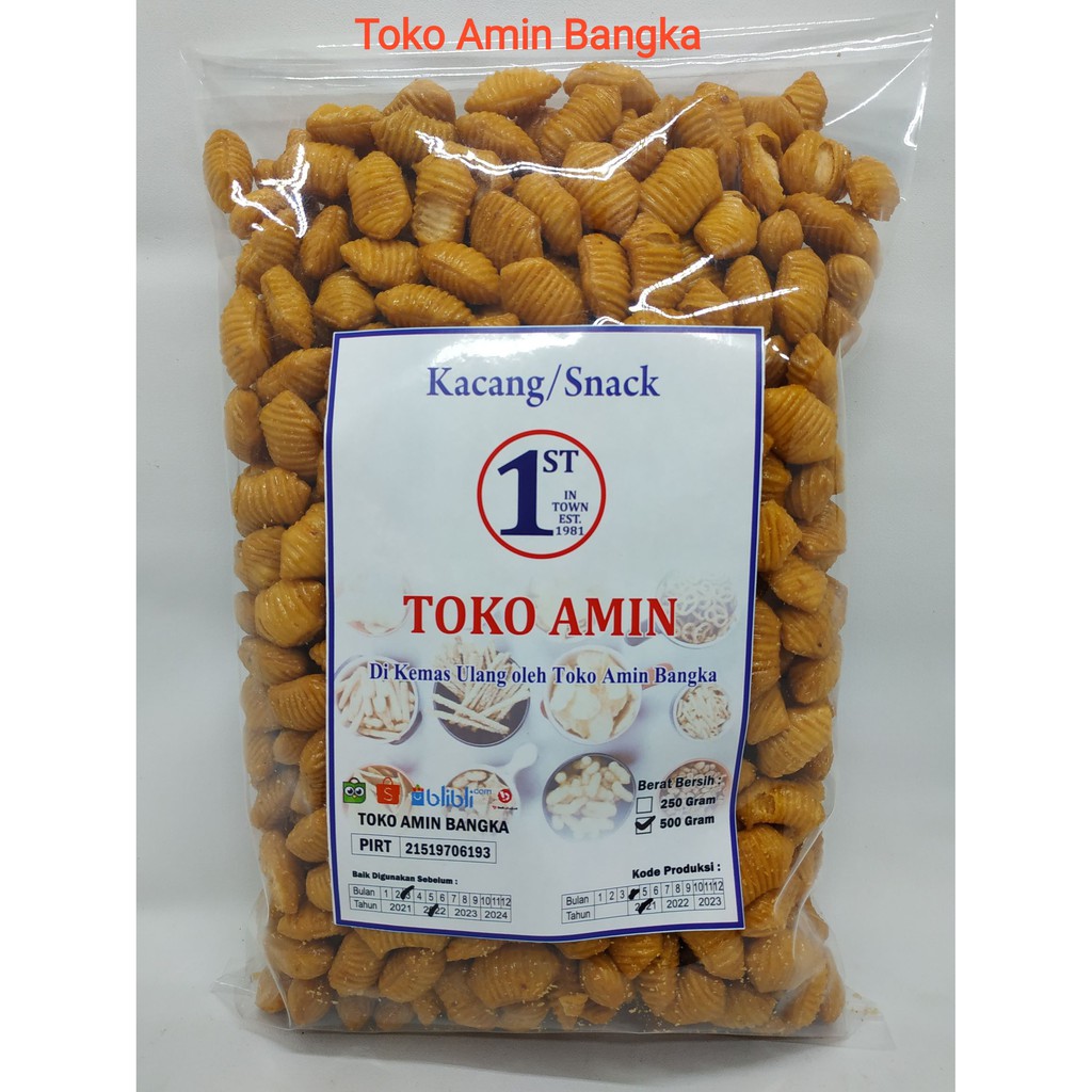 

PANG PANG MANIS SEGI ENAM/KERANG KROMA KEMASAN 500GRAM/SNACK/CEMILAN