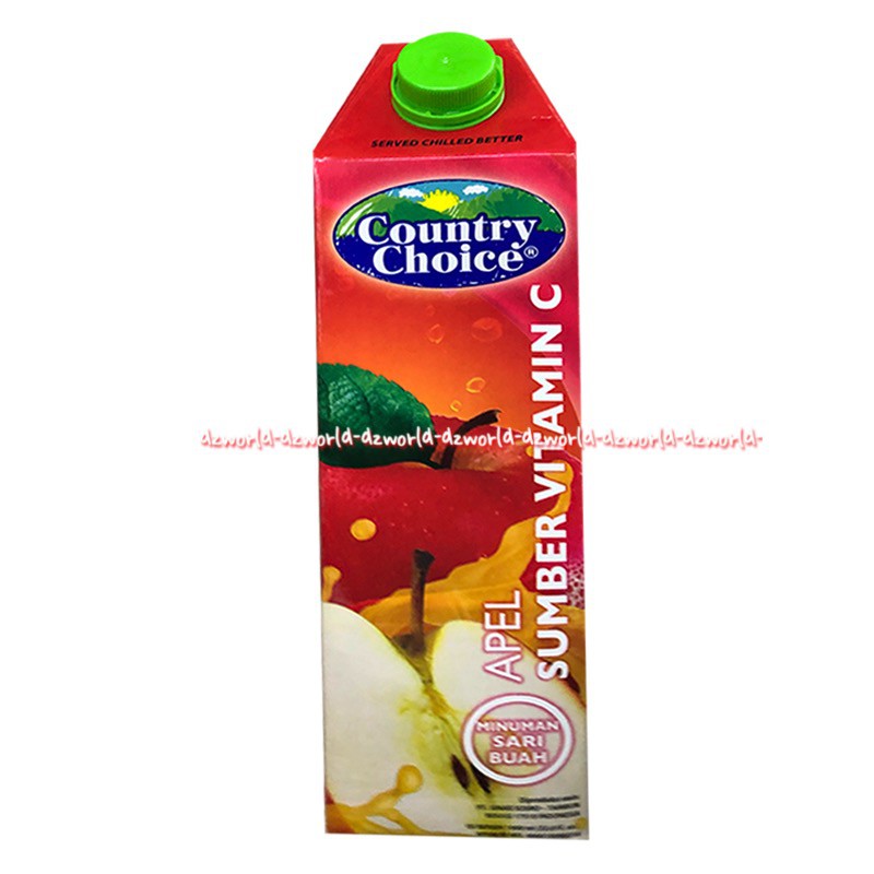 Country Choice 1L Jeruk Apel Mangga Buah Jambu Minuman Sari Buah Fruit UHT Siap Minum