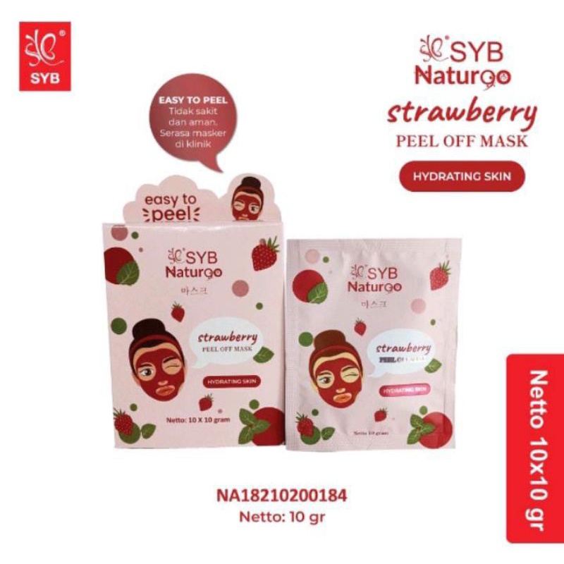 SYB NATURGO MASKER WAJAH PEEL OFF