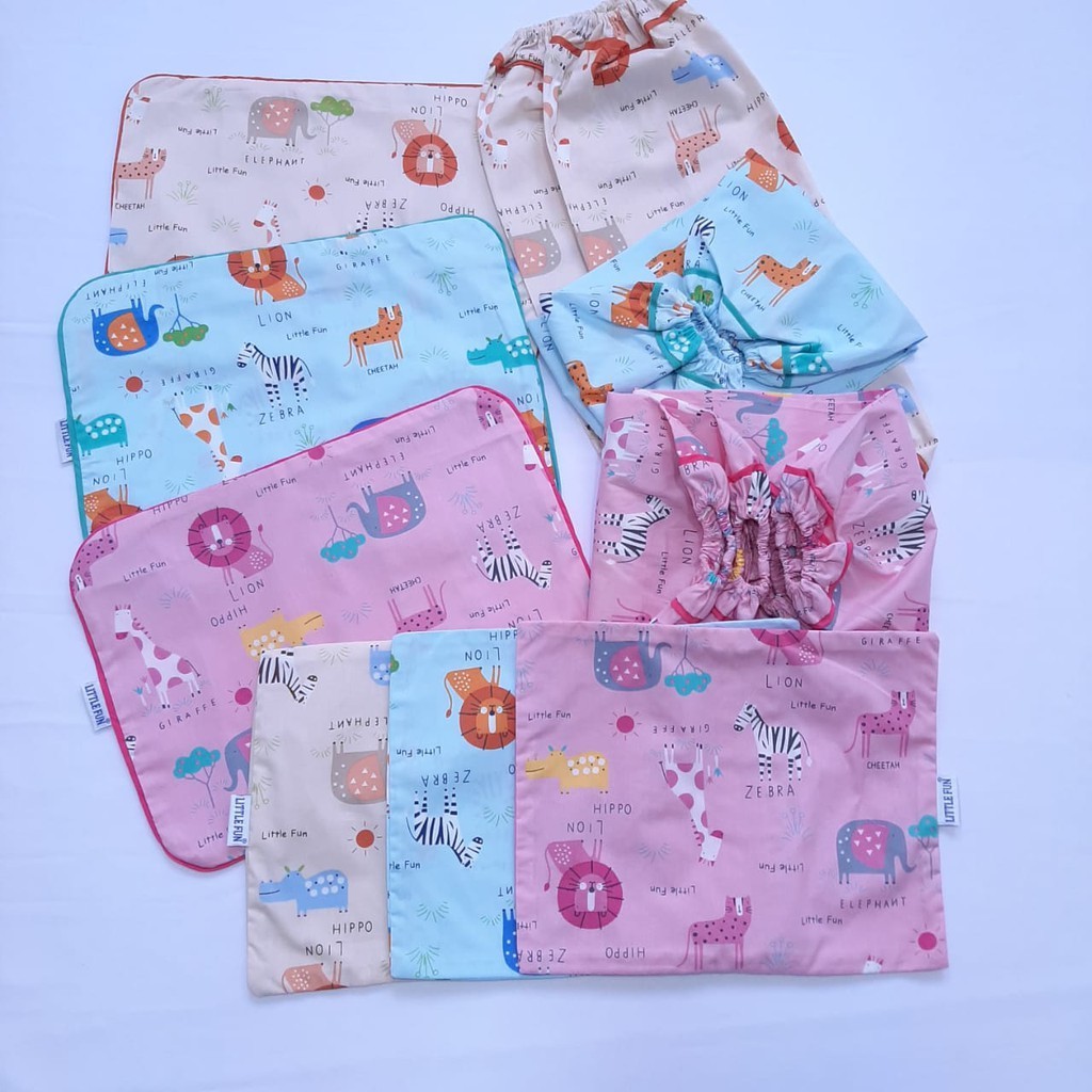 LITTLE QUEEN SARUNG BANTAL SET BABY + PEANG / MOTIF RANDOM