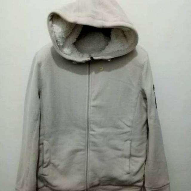 Jaket Hoodie merk TATE LIKE fleece/bulu ORIGINAL