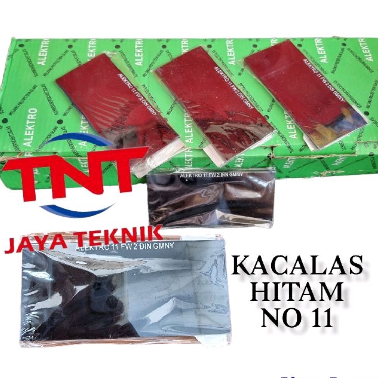 KACA LAS HITAM NO 11 / KACA KEDOK LAS DIN 11 / KACALAS HITAM NO11