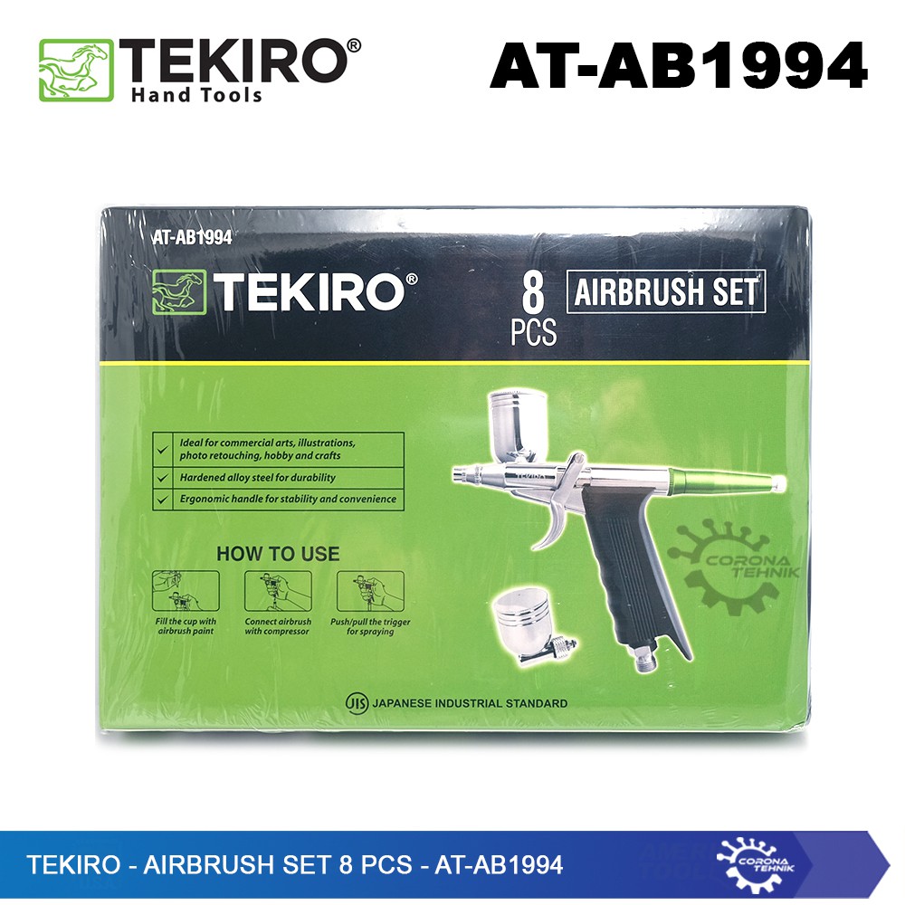 AT-AB1994 - Tekiro - Airbrush Set 8 Pcs