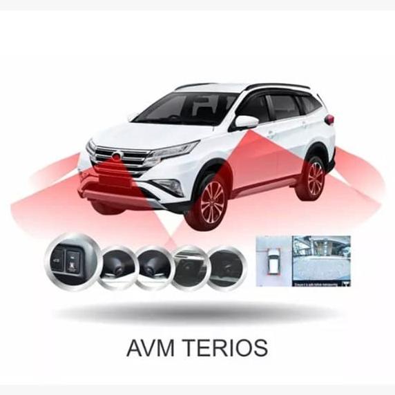 Mtech Around View Monitor Camera Toyota Rush Terios Kamera 360 Bird Ey