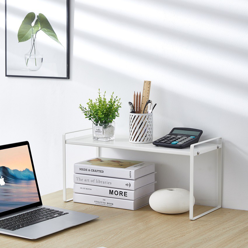 Rak Meja Susun Lipat Dapur Rak Buku Bumbu Rak Portable Balkon Rak Meja Lipat Multifungsi