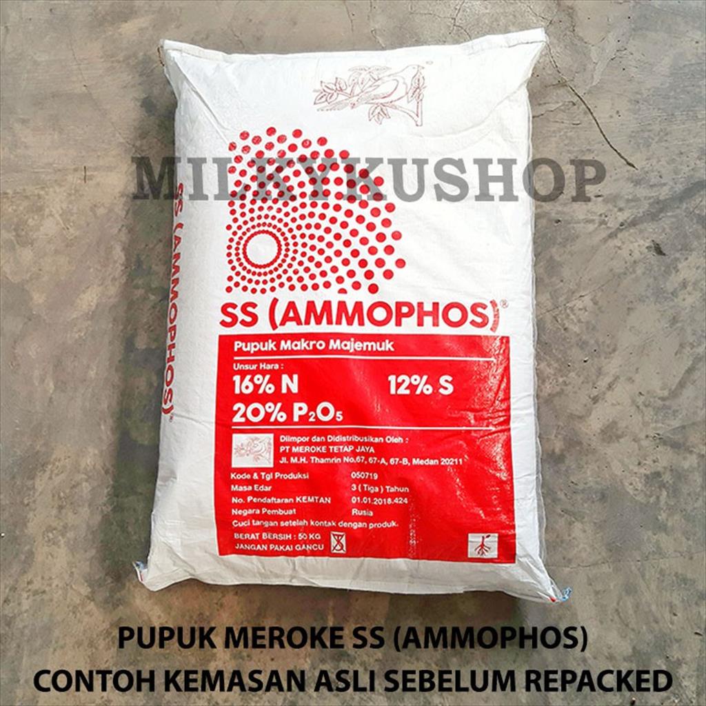 PUPUK MEROKE SS AMMOPHOS 1 KG KEMASAN REPACK AMMONIUM PHOSPHAT