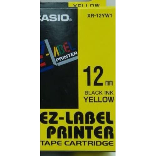 

➻ CASIO EZ-LABEL PRINTER 12 mm YELLOW ➳