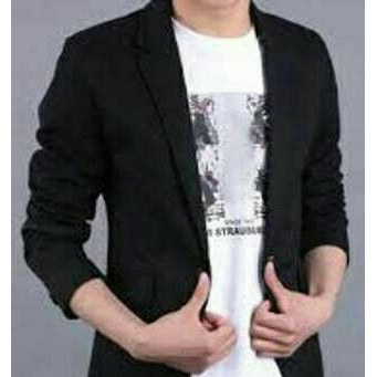 FM Jaket Jeans Denim Model Sobek Gaya Korea untuk Pria  Jaket Pria X3G8