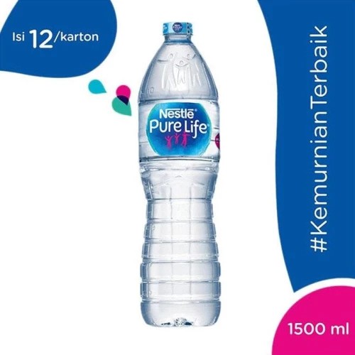 

Nestle Pure Life 1500 / 1500ml Air Minum Kemasan Botol Besar / Gede