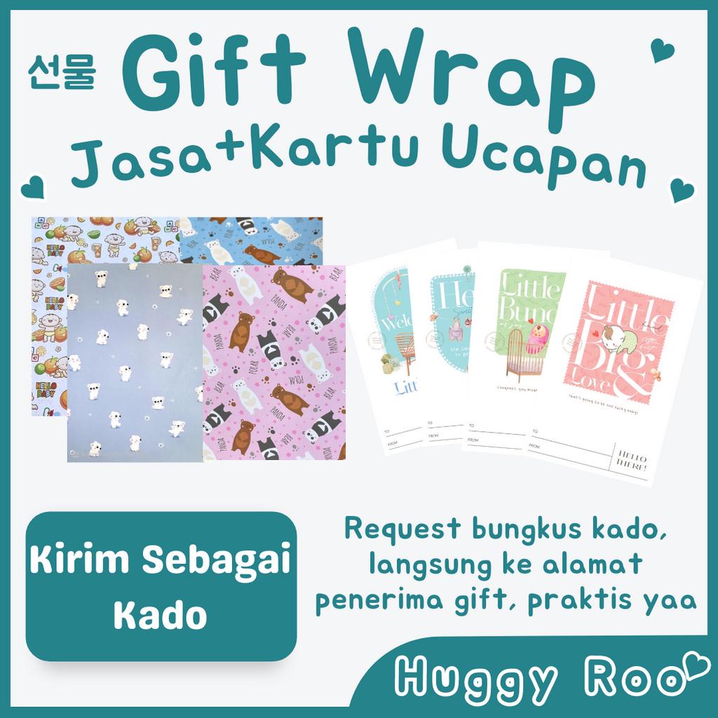 

Request Tambahan : Bungkus Kertas Kado dan Kartu Ucapan