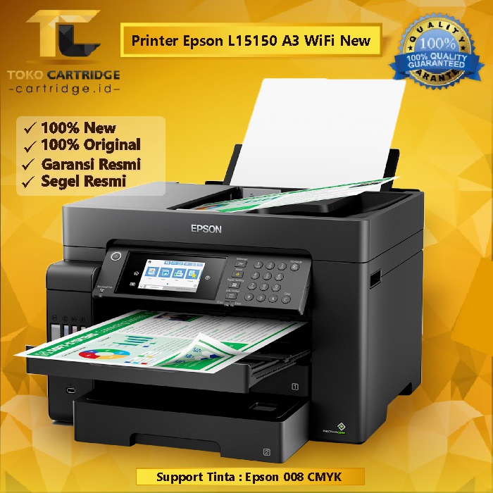 Printer Epson EcoTank L15150 A3 WiFi Duplex (Print, Scan, Copy, Fax)  All-In-One New