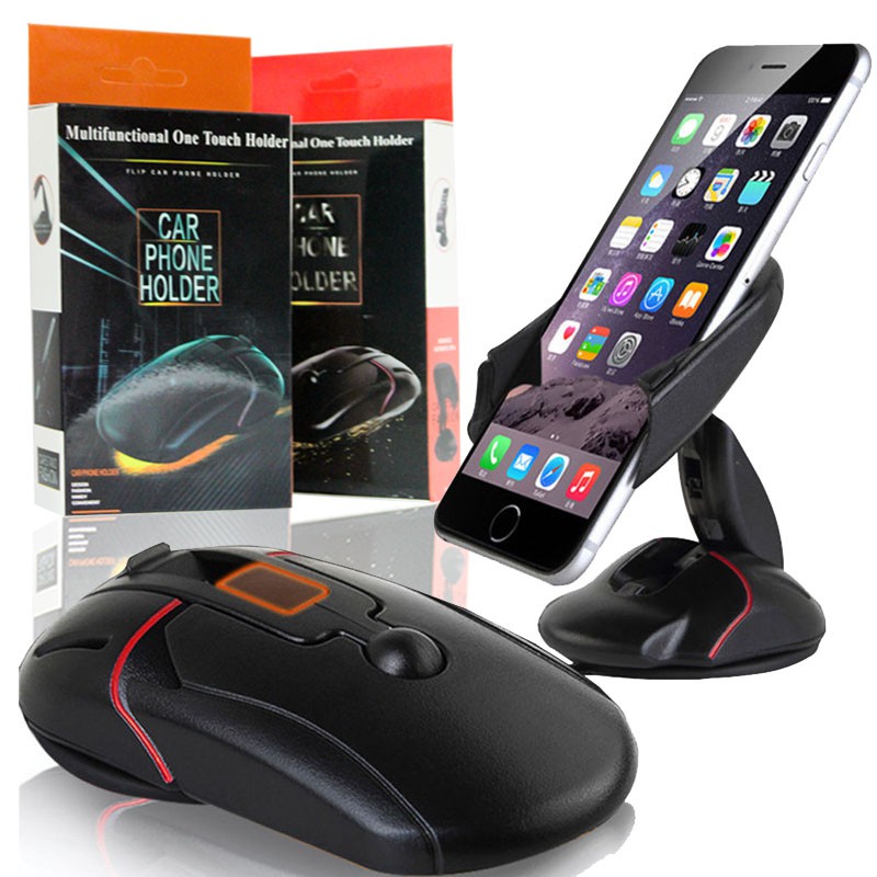 Holder Mouse Holder Hp Tempel Dashboar Mobil Mouse Tempat Dudukan Smartphone Universal