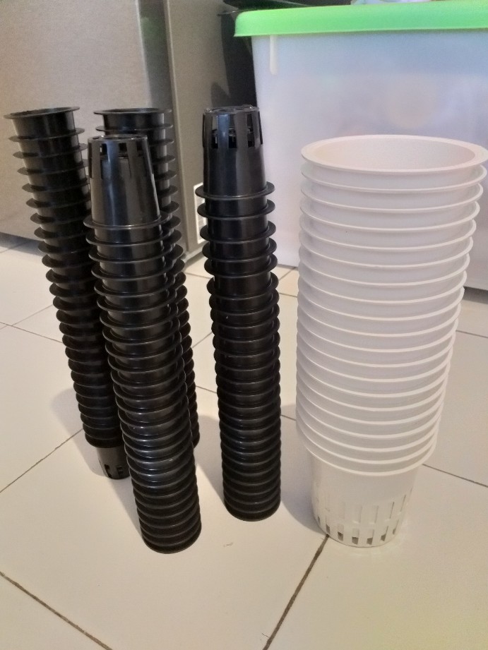 Netpot Hidroponik Ukuran 10cm Putih/ Net Pot Hidroponik Ukuran 10cm Putih