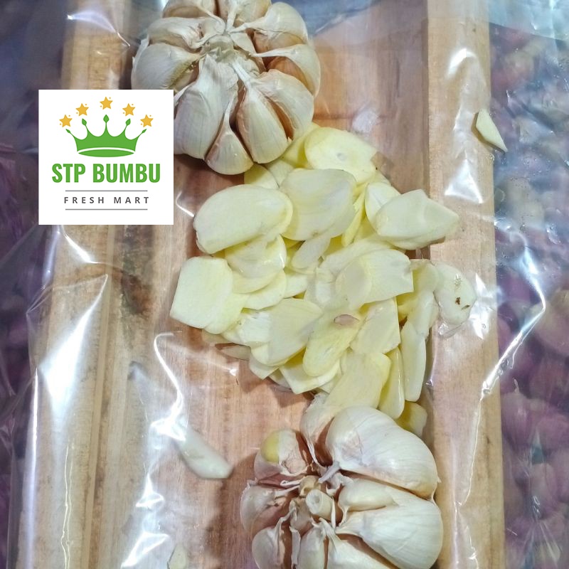 Bawang Putih Banci Honan Iris Segar 500gr