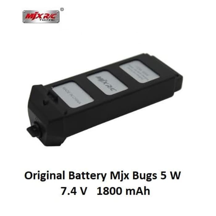 Battery Baterai Mjx Bugs 5 W 5W B5W 7.4V 1800mAH Li-Po Original