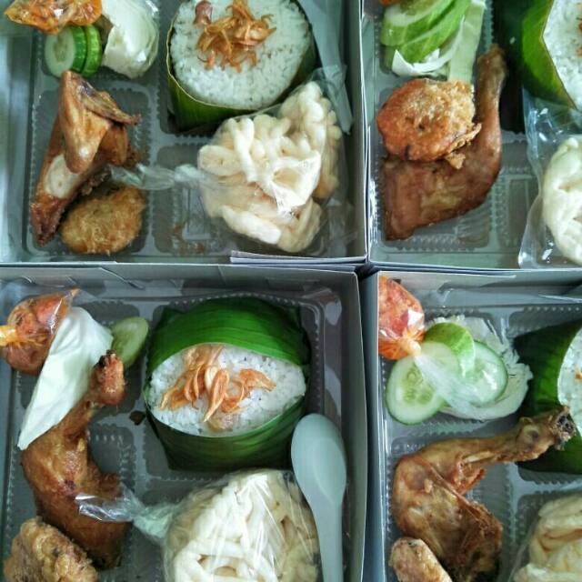 Paket Nasi Uduk Nasi Box Nasi Kotak Catering Prasmanan Bento Shopee Indonesia