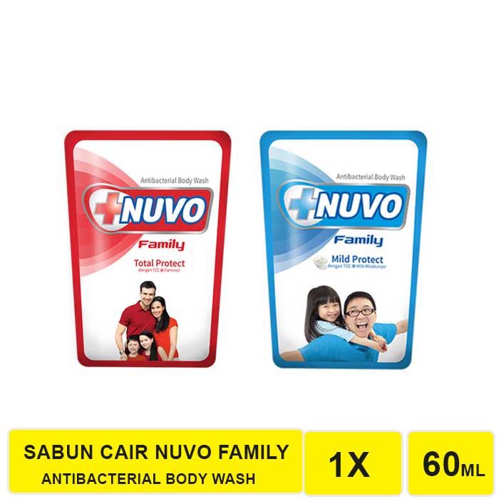 NUVO LIQUID BODY WASH SABUN MANDI CAIR 60 ML